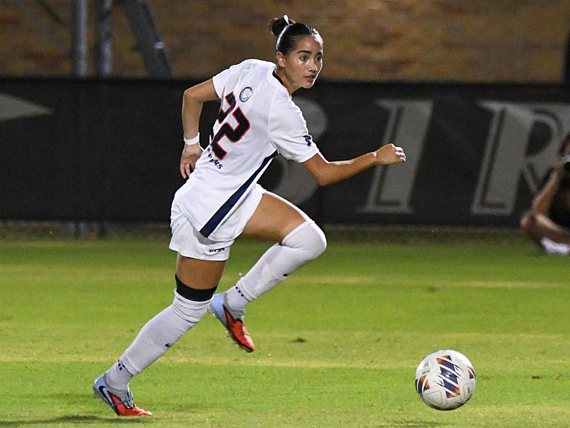 Olivia Christodoulides. UTSA women's soccer exhibition against Texas on Wednesday, Aug. 5, 2026, at UTSA Park West. - photo by Joe Alexander