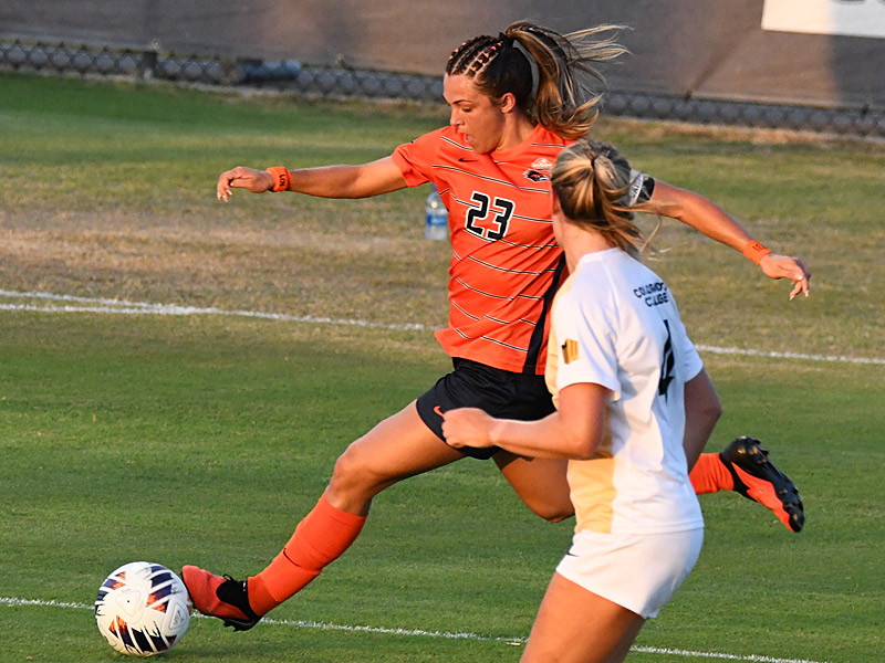 Brooklyn Bailey. UTSA beat Colorado College 2-0 on Thursday, Aug. 20, 2026, in non-conference women's soccer at Park West. - photo by Joe Alexander