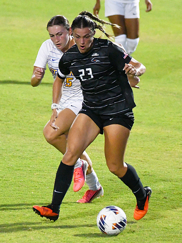 Brooklyn Bailey. UTSA women's soccer beat St. Mary's 4-1 on Sunday, Aug. 23, 2026, at Park West. - photo by Joe Alexander