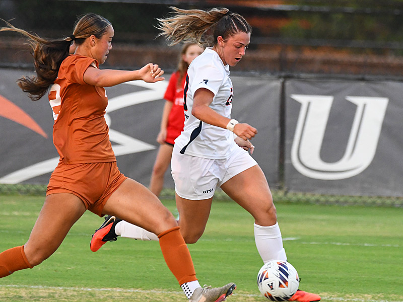 Brooklyn Bailey. UTSA women's soccer exhibition against Texas on Wednesday, Aug. 5, 2026, at UTSA Park West. - photo by Joe Alexander