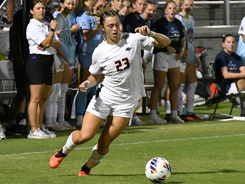 Brooklyn Bailey. UTSA women's soccer exhibition against Texas on Wednesday, Aug. 5, 2026, at UTSA Park West. - photo by Joe Alexander