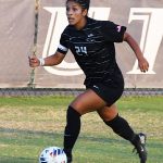 Aaliyaiah Durden. UTSA women's soccer beat St. Mary's 4-1 on Sunday, Aug. 23, 2026, at Park West. - photo by Joe Alexander
