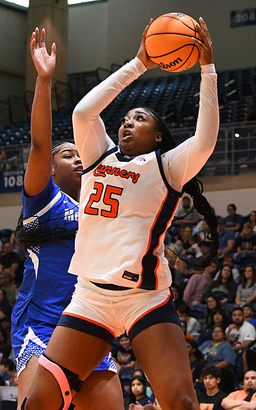 Idara Udo scored a team-high 18 points for UTSA against Memphis. UTSA beat Memphis 67-55 in American Conference women's basketball on Sunday, March 1, 2026, at the Convocation Center. - Photo by Joe Alexander