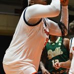 Idara Udo. South Florida beat UTSA 69-63 in American Conference women's basketball on Saturday, Feb. 14, 2026. - Photo by Joe Alexander