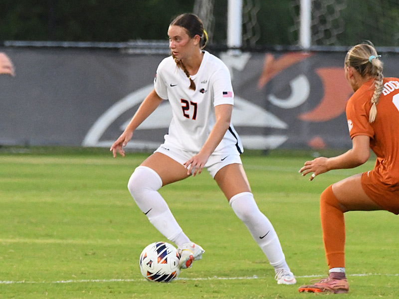 Adelina Torres. UTSA women's soccer exhibition against Texas on Wednesday, Aug. 5, 2026, at UTSA Park West. - photo by Joe Alexander