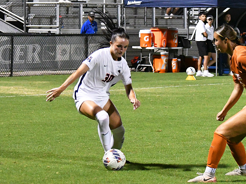 Sadie Paul. UTSA women's soccer exhibition against Texas on Wednesday, Aug. 5, 2026, at UTSA Park West. - photo by Joe Alexander