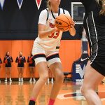 Emilia Dannebauer. Rice beat UTSA 65-55 in American Conference women's basketball on Saturday, Jan. 31, 2026, at the Convocation Center. - Photo by Joe Alexander