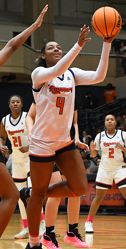 Damara Allen. Rice beat UTSA 65-55 in American Conference women's basketball on Saturday, Jan. 31, 2026, at the Convocation Center. - Photo by Joe Alexander