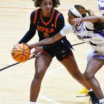 Damara Allen. East Carolina beat UTSA 65-58 in American Conference women's basketball on Tuesday, Jan. 20, 2026, at the Convocation Center. - Photo by Joe Alexander
