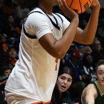 Damara Allen. South Florida beat UTSA 69-63 in American Conference women's basketball on Saturday, Feb. 14, 2026. - Photo by Joe Alexander