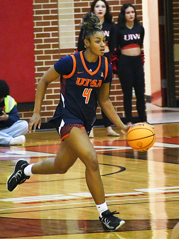 Damara Allen. UTSA women's basketball beat Incarnate Word 74-57 on Wednesday, Nov. 19, 2025, at UIW. - Photo by Joe Alexander