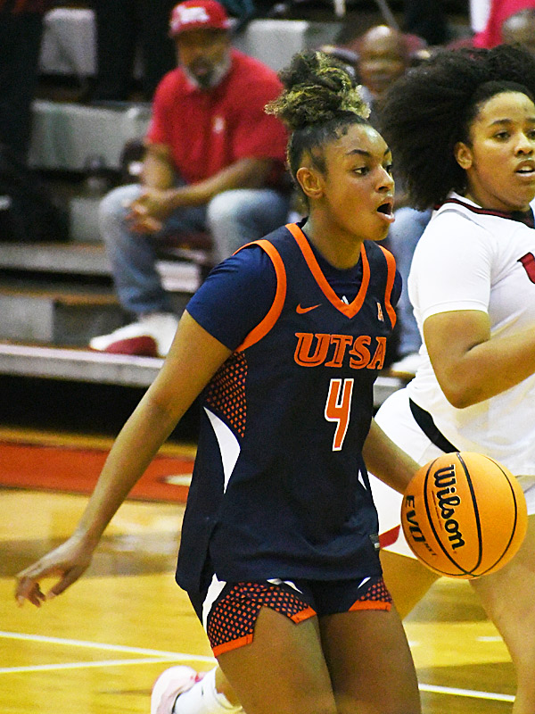 Damara Allen. UTSA women's basketball beat Incarnate Word 74-57 on Wednesday, Nov. 19, 2025, at UIW. - Photo by Joe Alexander