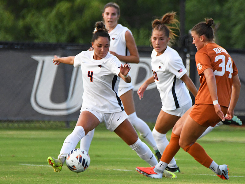 Leah Varela. UTSA women's soccer exhibition against Texas on Wednesday, Aug. 5, 2026, at UTSA Park West. - photo by Joe Alexander
