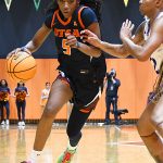 Mia Hammonds. East Carolina beat UTSA 65-58 in American Conference women's basketball on Tuesday, Jan. 20, 2026, at the Convocation Center. - Photo by Joe Alexander