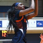 Mia Hammonds. East Carolina beat UTSA 65-58 in American Conference women's basketball on Tuesday, Jan. 20, 2026, at the Convocation Center. - Photo by Joe Alexander