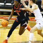 Mia Hammonds. UTSA women's basketball beat Incarnate Word 74-57 on Wednesday, Nov. 19, 2025, at UIW. - Photo by Joe Alexander