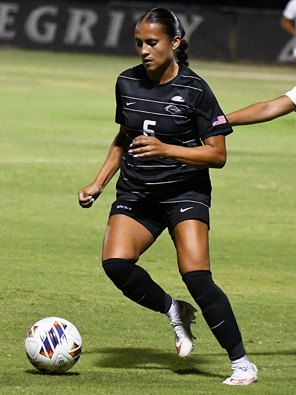 Jazira Gonzalez. UTSA women's soccer beat St. Mary's 4-1 on Sunday, Aug. 23, 2026, at Park West. - photo by Joe Alexander