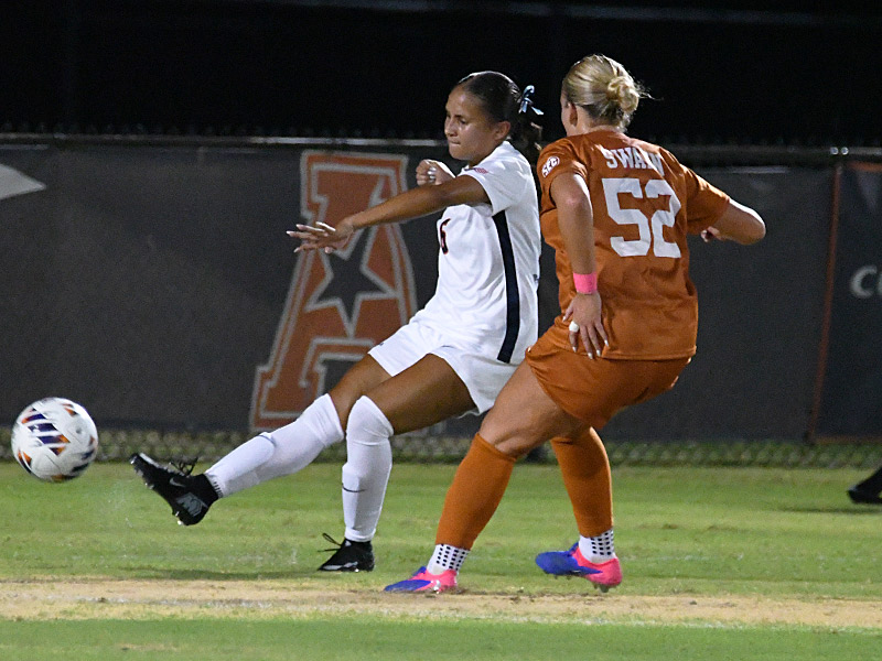 Jazira Gonzalez. UTSA women's soccer exhibition against Texas on Wednesday, Aug. 5, 2026, at UTSA Park West. - photo by Joe Alexander
