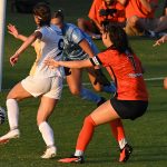 Ava Jackson (7) scored UTSA's first goal in Thursday's 2-0 women's soccer victory over Colorado College at Park West. - photo by Joe Alexander