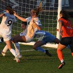 Ava Jackson (7) scored UTSA's first goal in Thursday's 2-0 women's soccer victory over Colorado College at Park West. - photo by Joe Alexander