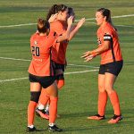 Ava Jackson (7) scored UTSA's first goal in Thursday's 2-0 women's soccer victory over Colorado College at Park West. - photo by Joe Alexander