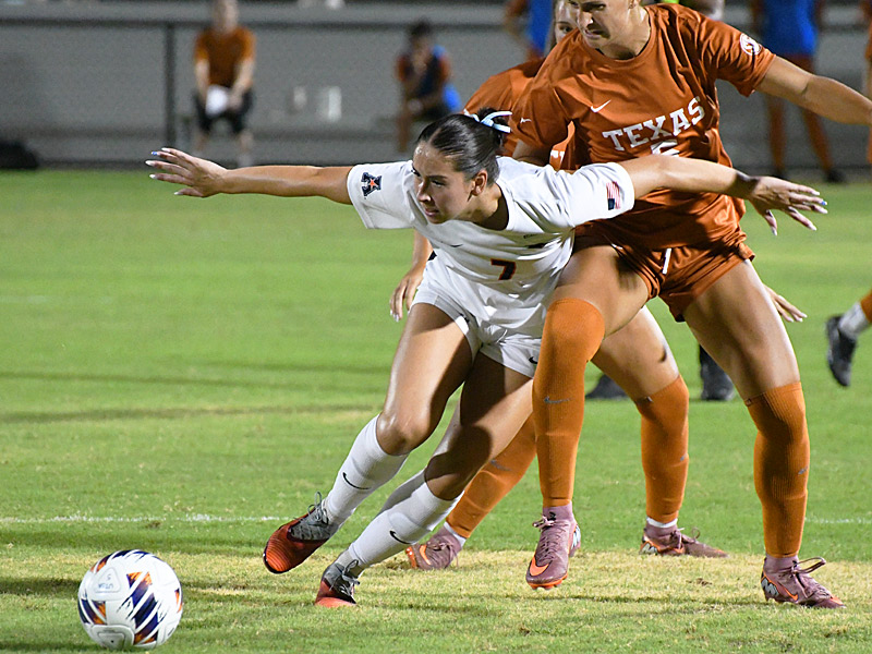 Ava Jackson. UTSA women's soccer exhibition against Texas on Wednesday, Aug. 5, 2026, at UTSA Park West. - photo by Joe Alexander