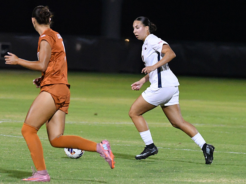 Dulci Binns. UTSA women's soccer exhibition against Texas on Wednesday, Aug. 5, 2026, at UTSA Park West. - photo by Joe Alexander