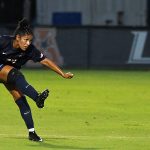 Aaliyaiah Durden. UTSA and Texas State tied 2-2 in their women's soccer season opener on Wednesday, Aug. 12, 2026, at Park West. - photo by Joe Alexander
