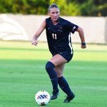 Addi O'Kelley. UTSA and Texas State tied 2-2 in their women's soccer season opener on Wednesday, Aug. 12, 2026, at Park West. - photo by Joe Alexander