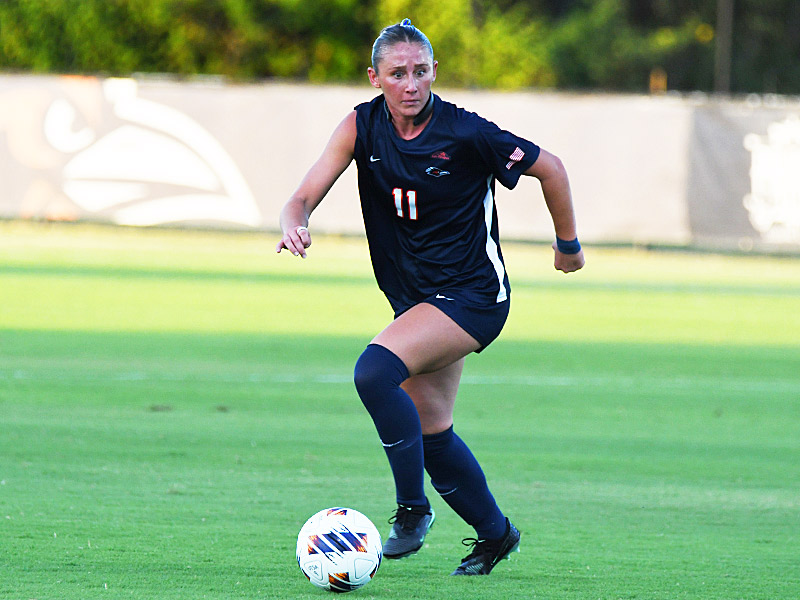 Addi O'Kelley. UTSA and Texas State tied 2-2 in their women's soccer season opener on Wednesday, Aug. 12, 2026, at Park West. - photo by Joe Alexander