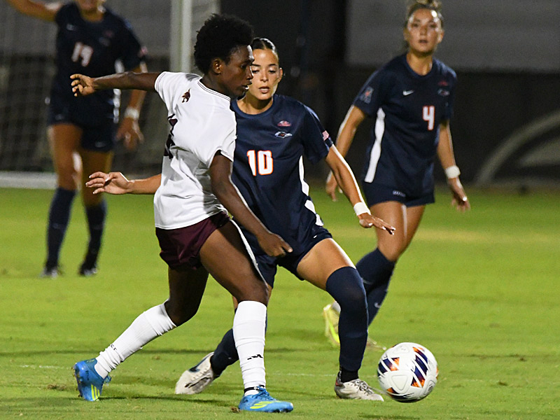 Amelia Clark. UTSA and Texas State tied 2-2 in their women's soccer season opener on Wednesday, Aug. 12, 2026, at Park West. - photo by Joe Alexander