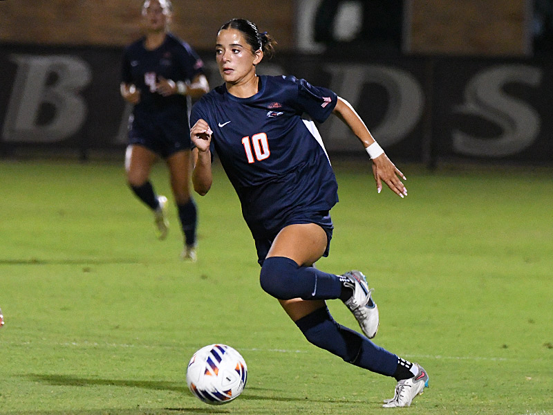 Amelia Clark. UTSA and Texas State tied 2-2 in their women's soccer season opener on Wednesday, Aug. 12, 2026, at Park West. - photo by Joe Alexander