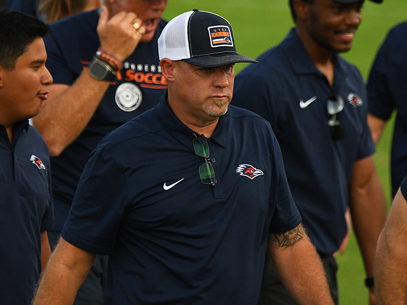 Derek Pittman. UTSA women's soccer exhibition against Texas on Wednesday, Aug. 5, 2026, at UTSA Park West. - photo by Joe Alexander