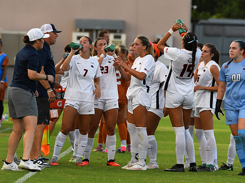 Derek Pittman. UTSA women's soccer exhibition against Texas on Wednesday, Aug. 5, 2026, at UTSA Park West. - photo by Joe Alexander