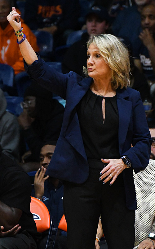 Karen Aston. East Carolina beat UTSA 65-58 in American Conference women's basketball on Tuesday, Jan. 20, 2026, at the Convocation Center. - Photo by Joe Alexander