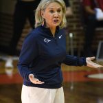 Karen Aston. UTSA women's basketball beat Incarnate Word 74-57 on Wednesday, Nov. 19, 2025, at UIW. - Photo by Joe Alexander