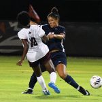 Aaliyaiah Durden. UTSA and Texas state tied 2-2 in the 2026 women's soccer season opener on Wednesday, Aug. 12, 2026, at Park West. - photo by Joe Alexander