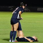 UTSA and Texas state tied 2-2 in the 2026 women's soccer season opener on Wednesday, Aug. 12, 2026, at Park West. - photo by Joe Alexander