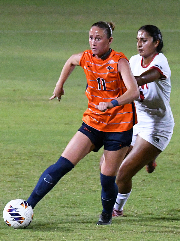 Addi O'Kelley. UTSA beat Incarnate Word 3-1 in women's soccer on Thursday, Sept. 10, 2026, at Park West. - photo by Joe Alexander