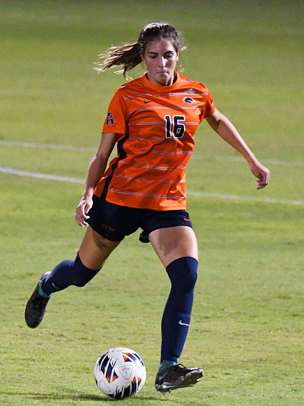 Kacey Grahmann. UTSA beat Incarnate Word 3-1 in women's soccer on Thursday, Sept. 10, 2026, at Park West. - photo by Joe Alexander