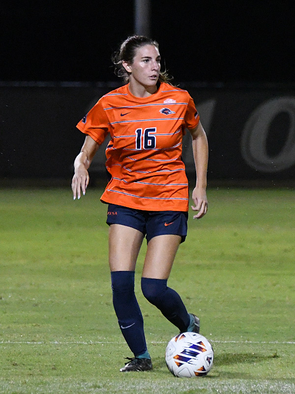 Kacey Grahmann. UTSA beat Incarnate Word 3-1 in women's soccer on Thursday, Sept. 10, 2026, at Park West. - photo by Joe Alexander