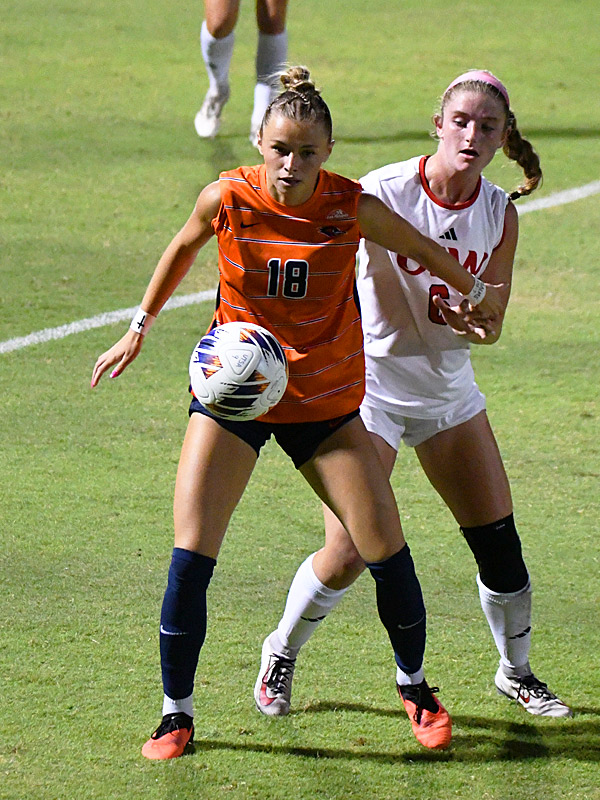 Lilli Denhardt. UTSA beat Incarnate Word 3-1 in women's soccer on Thursday, Sept. 10, 2026, at Park West. - photo by Joe Alexander