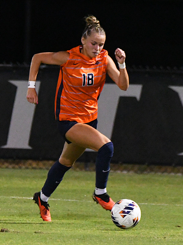 Lilli Denhardt. UTSA beat Incarnate Word 3-1 in women's soccer on Thursday, Sept. 10, 2026, at Park West. - photo by Joe Alexander