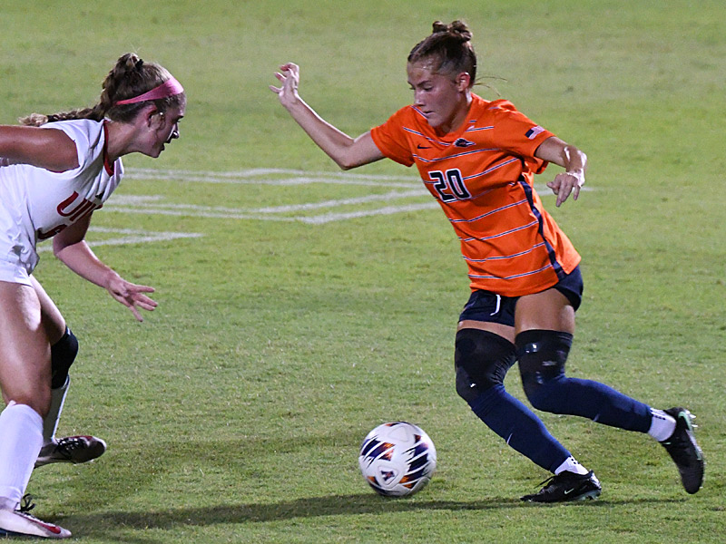 Sabrina Taber. UTSA beat Incarnate Word 3-1 in women's soccer on Thursday, Sept. 10, 2026, at Park West. - photo by Joe Alexander
