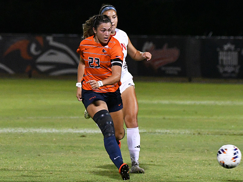 Brooklyn Bailey. UTSA beat Incarnate Word 3-1 in women's soccer on Thursday, Sept. 10, 2026, at Park West. - photo by Joe Alexander