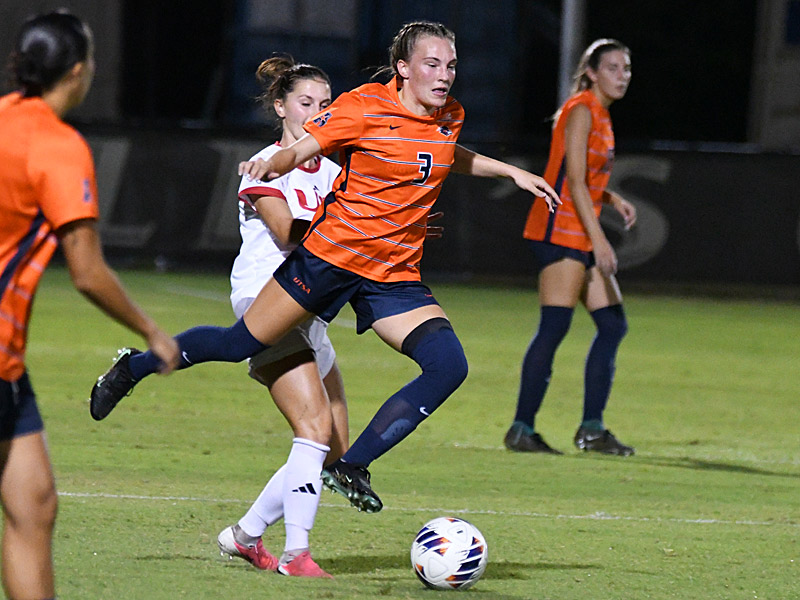 Bri Carrigan. UTSA beat Incarnate Word 3-1 in women's soccer on Thursday, Sept. 10, 2026, at Park West. - photo by Joe Alexander