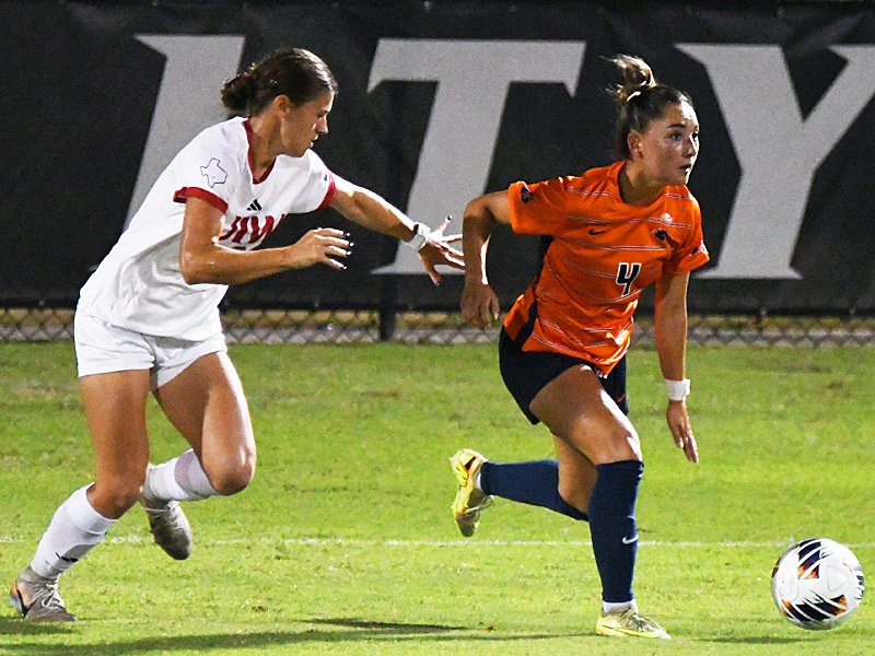 Leah Varela. UTSA beat Incarnate Word 3-1 in women's soccer on Thursday, Sept. 10, 2026, at Park West. - photo by Joe Alexander