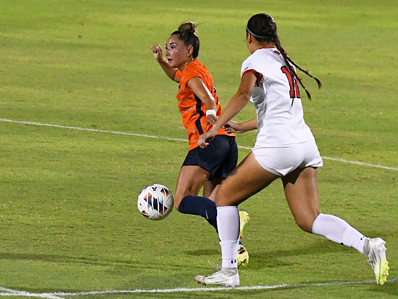 Leah Varela. UTSA beat Incarnate Word 3-1 in women's soccer on Thursday, Sept. 10, 2026, at Park West. - photo by Joe Alexander