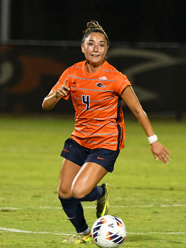 Leah Varela. UTSA beat Incarnate Word 3-1 in women's soccer on Thursday, Sept. 10, 2026, at Park West. - photo by Joe Alexander