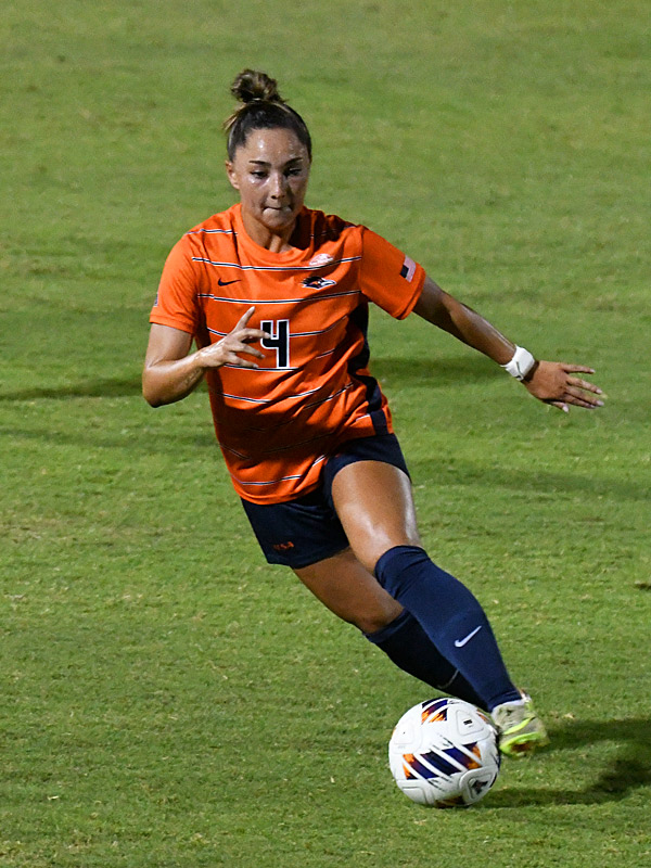 Leah Varela. UTSA beat Incarnate Word 3-1 in women's soccer on Thursday, Sept. 10, 2026, at Park West. - photo by Joe Alexander